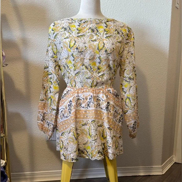 free people SILVER SUN mini dress . - Picture 2 of 7